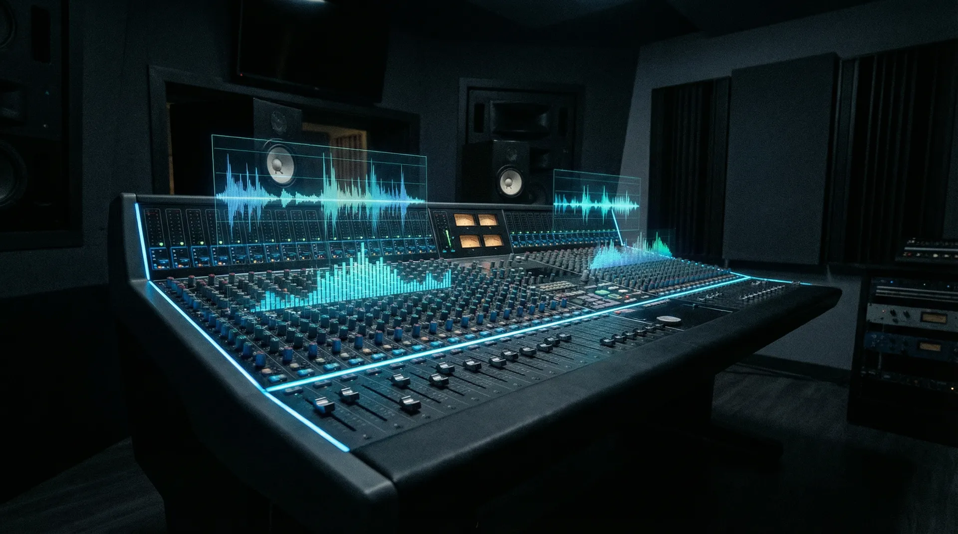 羞羞漫画sss入口 专业录音棚混音台与频谱可视化